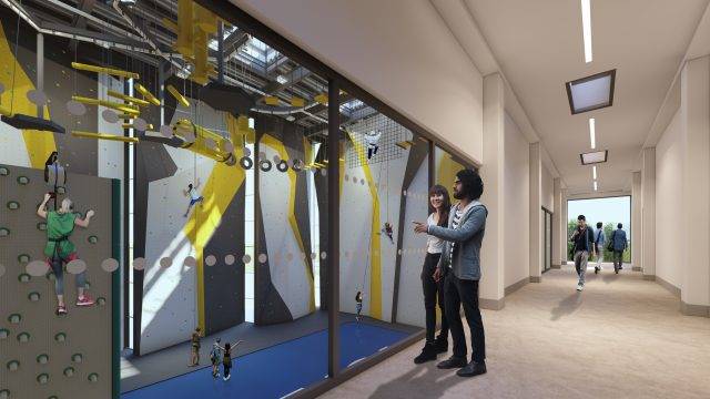 Newark Climbing wall