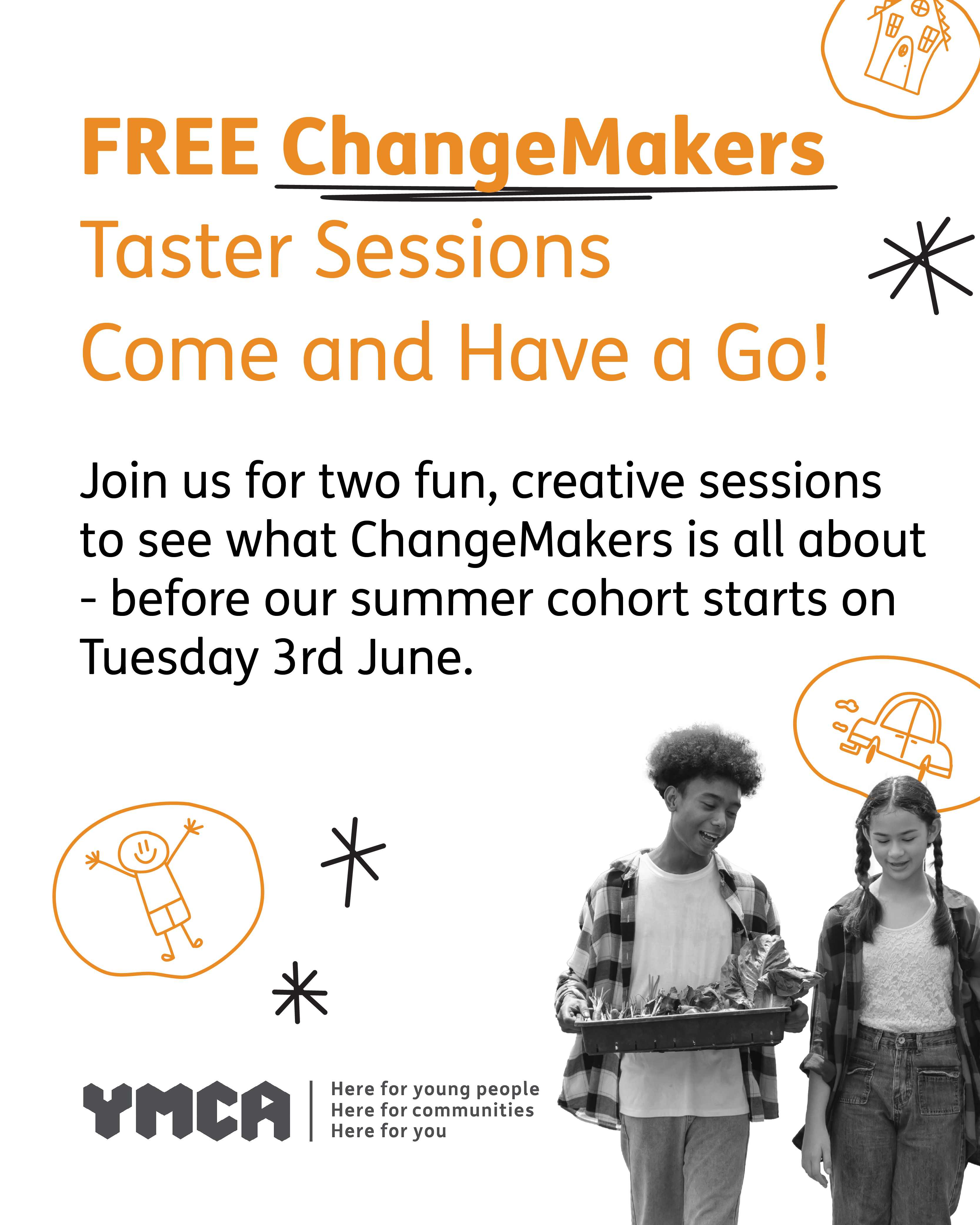 π FREE ChangeMakers Taster Sessions β Come and Have a Go!