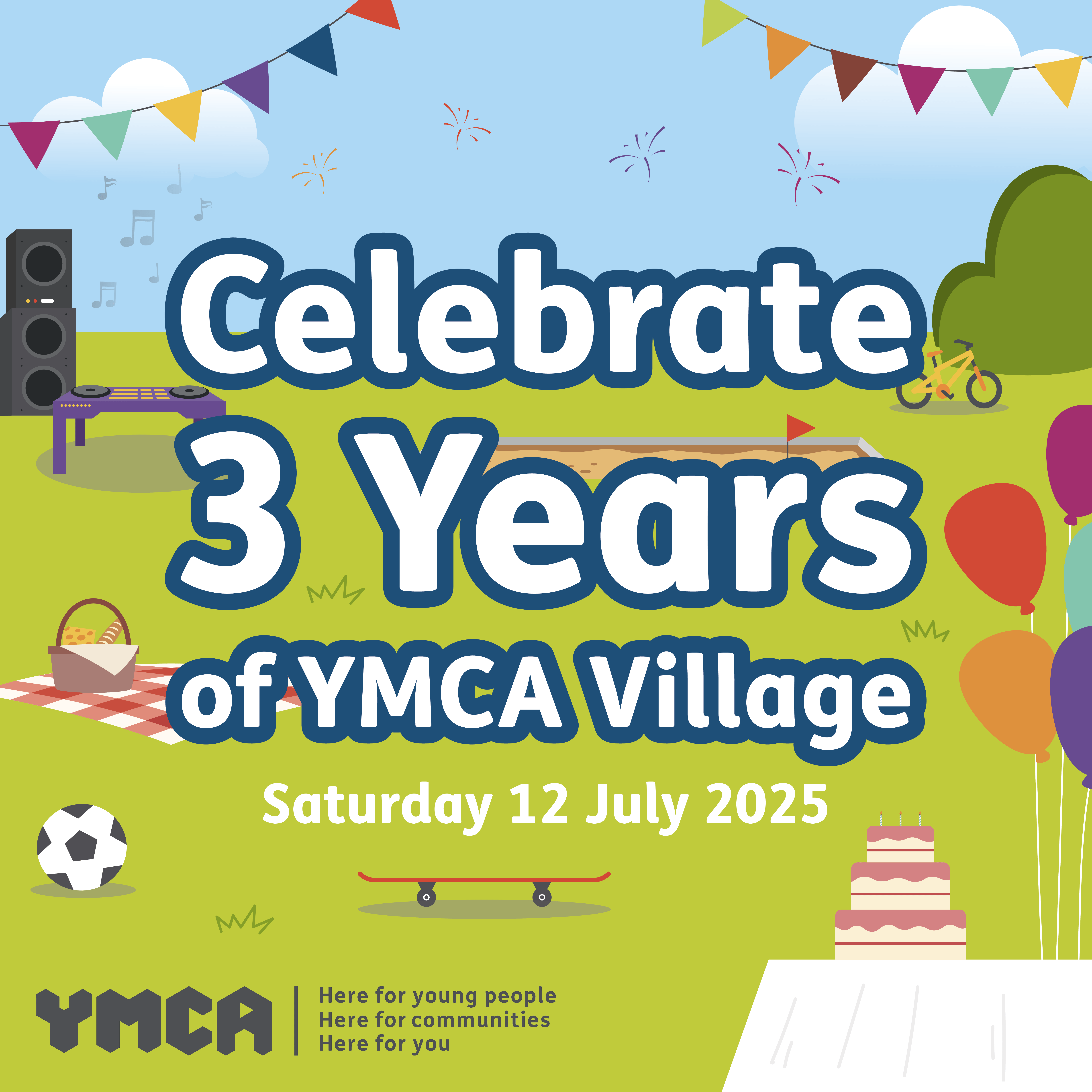 YMCA Third Birthday Celebration Event