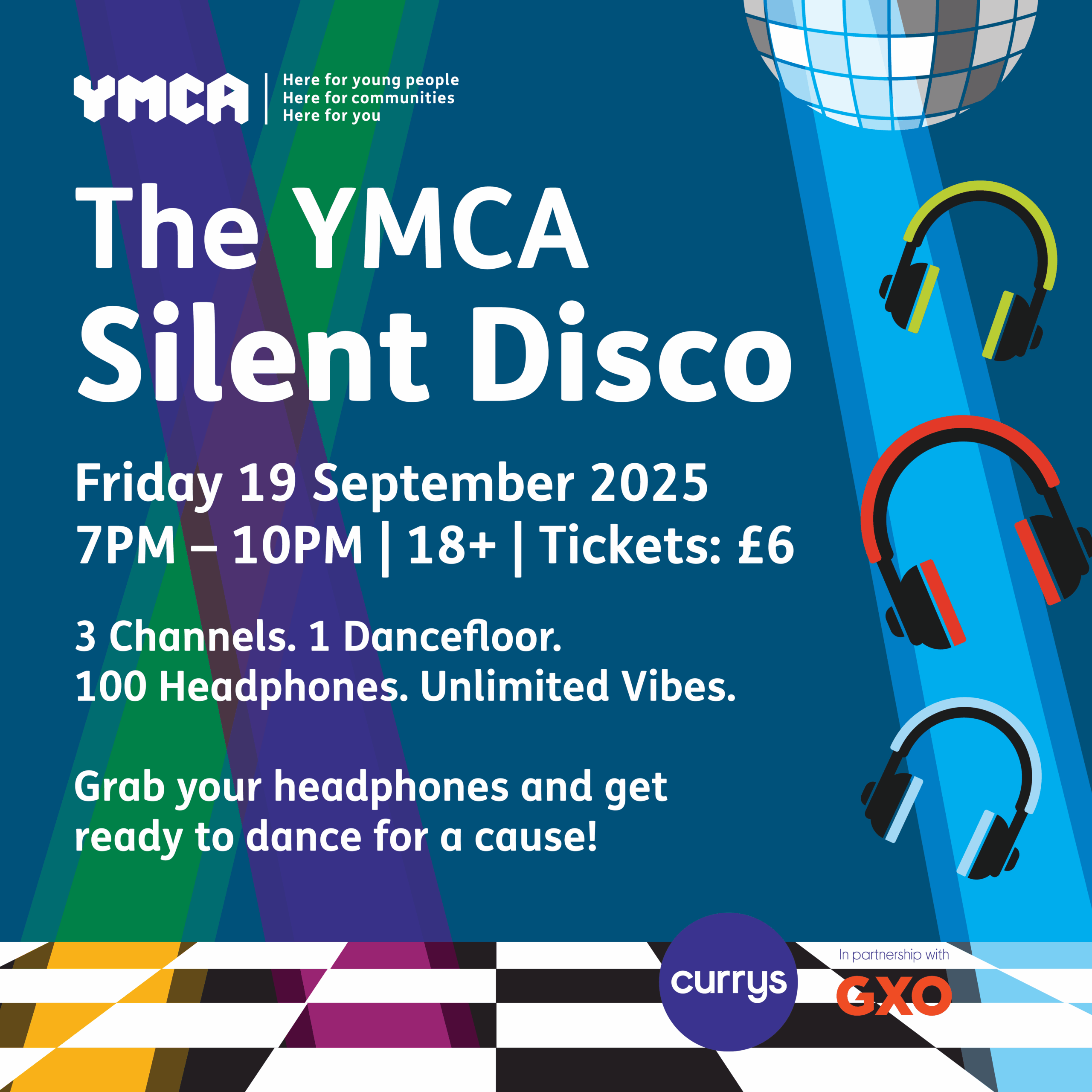 YMCA Silent Disco Fundraising Event!