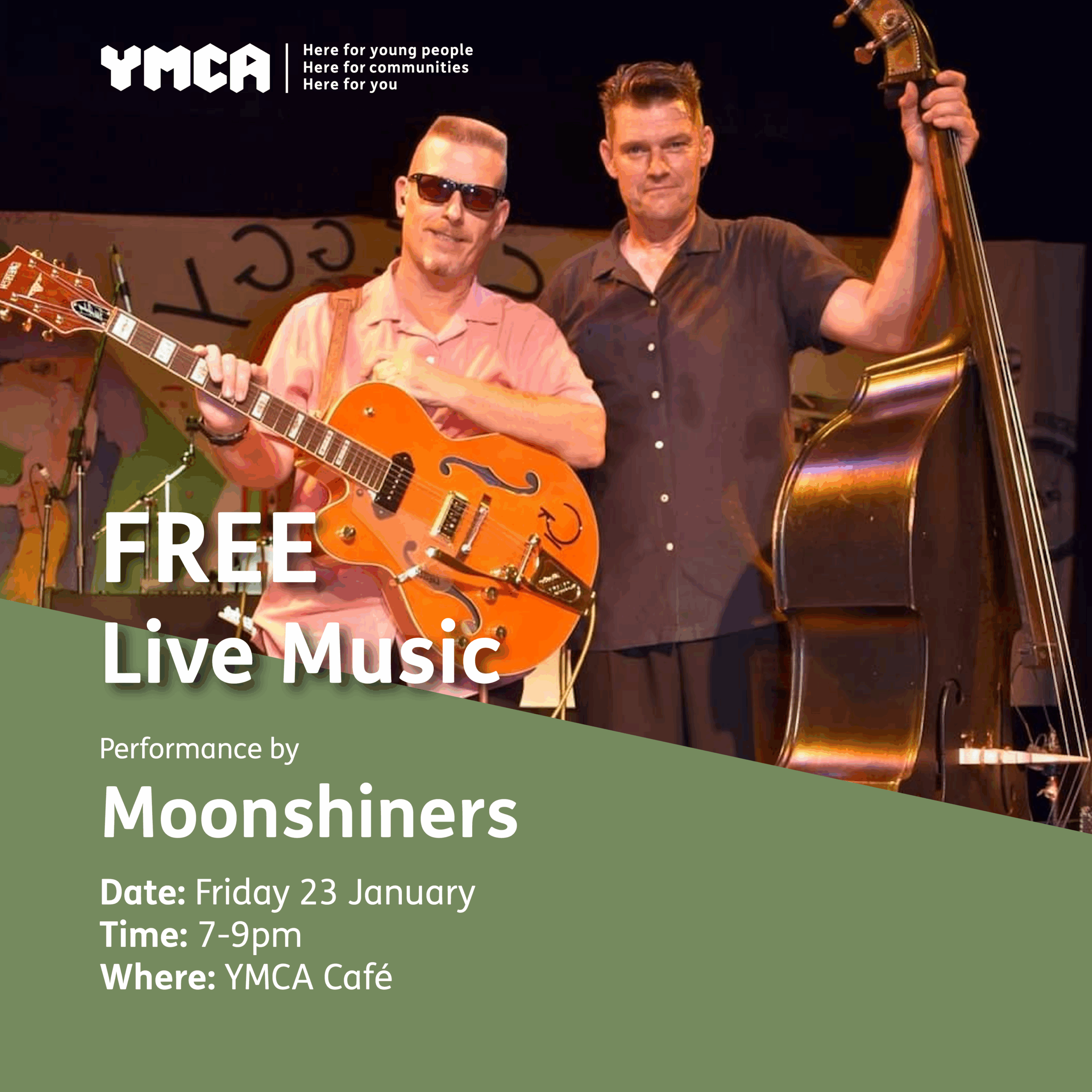 Moonshiners at YMCA Café