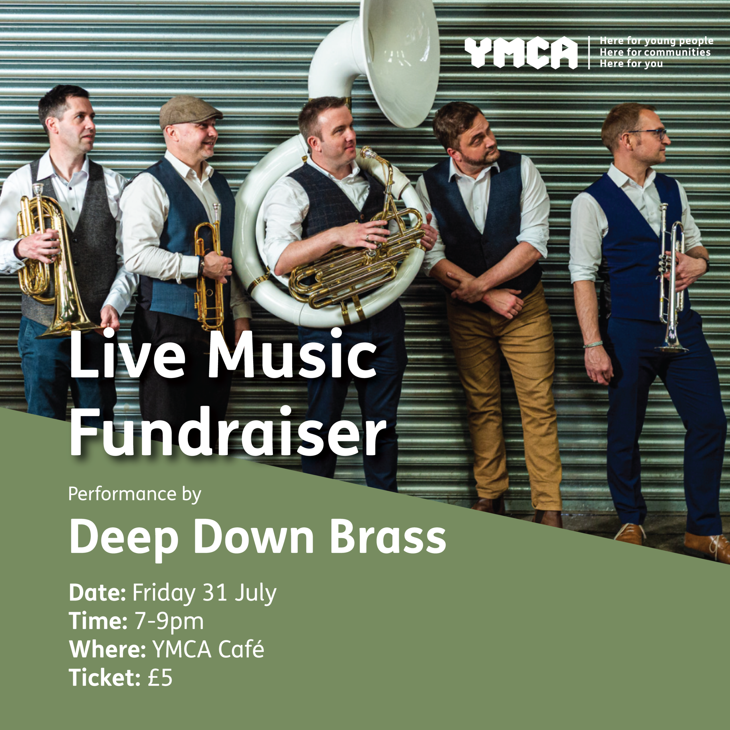Deep Down Brass Live at YMCA Café
